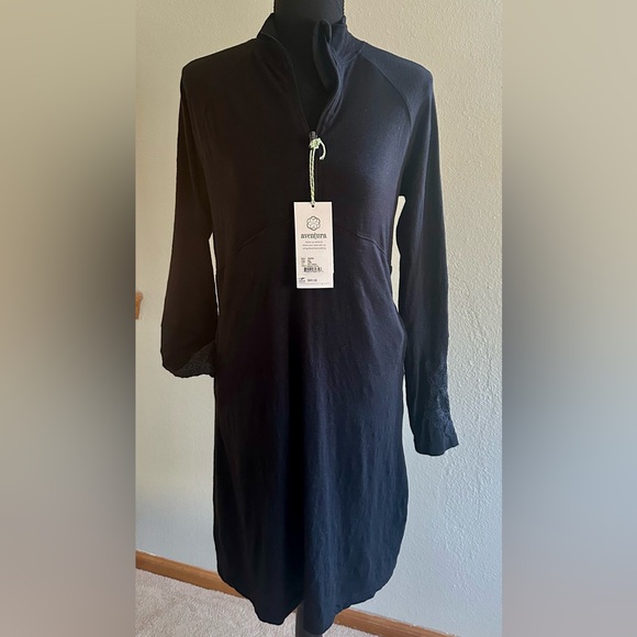 NWT Aventura Addison Dress Size Small Slub Knit Jersey - Picture 2 of 8